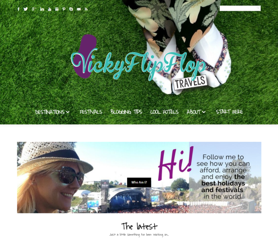 VickyFlipFlopsTravels Homepage